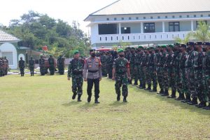 Kunjungan Wapres RI, Danrem 045/Gaya Dan Kapolda Babel Pimpin Gelar Pasukan PAM VVIP