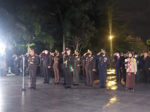 Danrem 045/Gaya, Ikuti Apel Kehormatan dan Upacara Renungan Suci