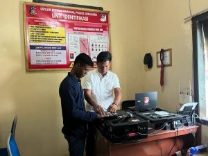 Inafis Polres Pangkalpinang Lakukan Pelayanan Sidik Jari, Cepat dan Gratis