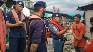 KPLP KSOP Pangkalbalam, Bersama KN Damaru Laksanakan Sidak Dan Patroli Di Alur Pelayaran