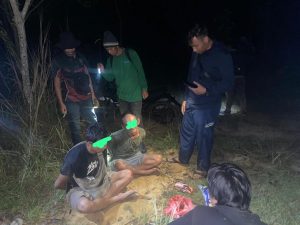 Polres Bangka Barat Dan Tim Gabungan Amankan Penambang liar, Terduga Pelaku Perusakan di Hutan Menumbing