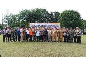 Kapolres Bangka Pimpin Apel, Kesiapsiagaan Hadapi Potensi Bencana Hidrometeorologi