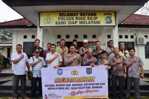 Kapolsek Riau Silip, Pimpin Acara Silaturahmi Antara Polsek Bersama Kecamatan Riau Silip