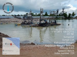 Tambang Timah Diduga Ilegal, Garap dan kuasai Lahan Pemda Bangka