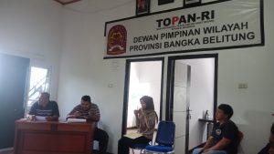 DPW TOPAN RI Babel, Laksanakan Rapat Program Kerja Tahun 2023