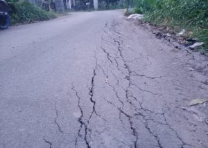 Pembangunan Kolam Retensi Bukit Nyatoh, Berpotensi Rusak Fasum Jalan
