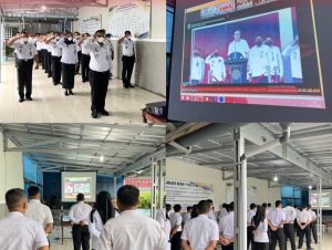 LPKA Pangkalpinang Ikuti Apel Virtual, Bersama Menteri Hukum dan HAM