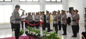 Kapolda Babel Pimpin Sertijab PJU, Kapolres Bangka Salah Satunya