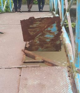 Jembatan Penghubung di Sungai Rangkui Butuh Perhatian, Mie Go: Segera Akan Diperbaiki