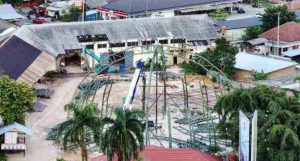 Progres Pembangunan Masjid Kubah Timah Sudah 40 Persen