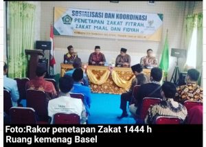 Kemenag-Baznas Basel,Tetapkan Zakat Fitrah,Maal Dan Fidyah 2023, Berikut Besarannya