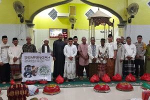 Walikota Bersama Ketua TP PKK Kota Pangkalpinang, Hadiri Perayaan Isra Mi’raj di Masjid Baitul Amin