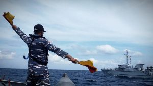 Anggota TNI AL Dapat Perintah, Jaga Dan Amankan BTC Kota Pangkalpinang