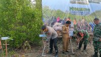 Kapolres Bangka Barat Hadiri Puncak Penanaman Mangrove Serentak Se-indonesia Di Lakukan Jajaran TNI