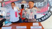Konferensi Pers Ungkap Kasus Narkoba Dengan Barang Bukti Sabu 57,29 Gram