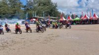 Peringati HUT Bhayangkara ke 77, KNPI Babel Gandeng IMI Gelar Bhayangkara Race Pasir Padi 2023