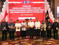 Kanwil KEMENKUMHAM Babel Ikuti Sosialisasi UU Nomor 1 Tahun 2023 tentang KUHP,  Samakan Persepsi Aparat Penegak Hukum di KUHP Baru