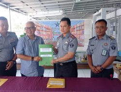 Perpustakaan Nasional Serah Terimakan Bantuan Buku Siap Layan ke Perpustakaan Lapas Pangkalpinang