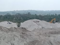 Diduga Ada Penambangan Ilegal Bersenjatakan Dua Exavator di Lahan Eks Kobatin