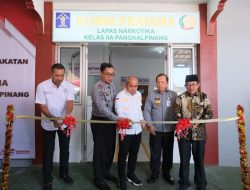 Lapas Narkotika Kelas IIA Pangkalpinang, Resmikan Klinik Pratama