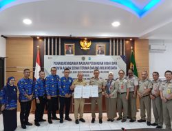 BPN Kepulauan Bangka Belitung Resmi Hibahkan Sebidang Tanah Untuk Pembangunan Masjid Agung Kubah Timah, Molen : Alhamdulillah Atas Izin Allah SWT