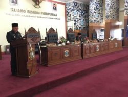 Walikota Pangkalpinang Sampaikan Raperda Pertanggungjawaban atas Pelaksanaan APBD 2022