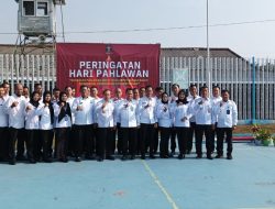 Lapas Pangkalpinang Gelar Upacara Peringatan Hari Pahlawan, Kakanwil Kemenkumham Babel bertindak Sebagai Inspektur
