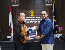 Kakanwil Kemenkumham Babel Terima Kunker Ketua Bapemperda DPRD Belitung