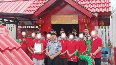 Warga Binaan Lapas Pangkalpinang Terima Remisi Imlek Tahun 2024