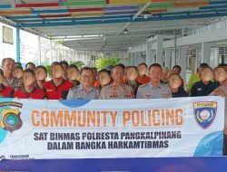 Lapas Pangkalpinang Ajak Polresta Pangkalpinang Ciptakan Kamtib Kondusif Dengan Community Policing