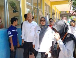 Monitoring Ujian Nasional SD-SMP,  Bersama Kadis Pendidikan PJ Walikota Sambangi SMP N 6 Pangkalpinang