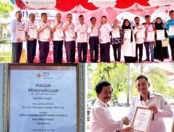 Membanggakan, Kepala Kantor DPD RI Provinsi Babel Terima Penghargaan dari PMI