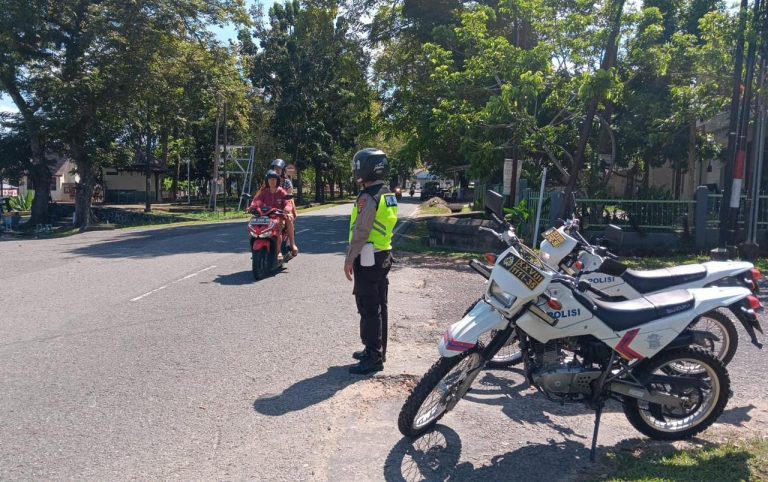 Sat Lantas Polres Bangka Barat Laksanakan Giat Patroli Roda Dua
