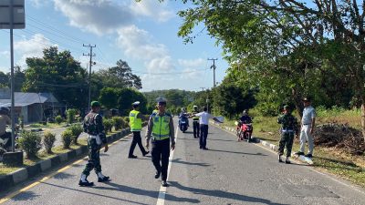 Sat Lantas Polres Bangka Barat Lakukan Razia Gabungan Dalam Rangka Operasi Patuh Menumbing 2024