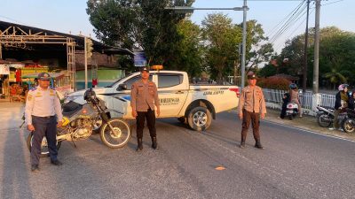 Polres Bangka Barat Melaksanakan Pengamanan Carr Free Day