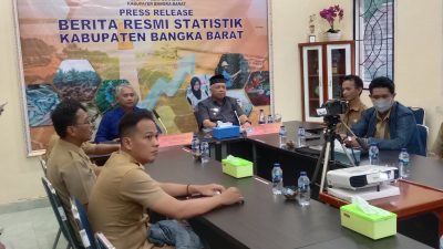 Bupati Bangka Barat Menghadiri Pertemuan Dengan Kepala BPS Bangka Barat Membahas Perkembangan Indeks Harga Konsumen/Inflasi Bulan Juli Tahun 2024