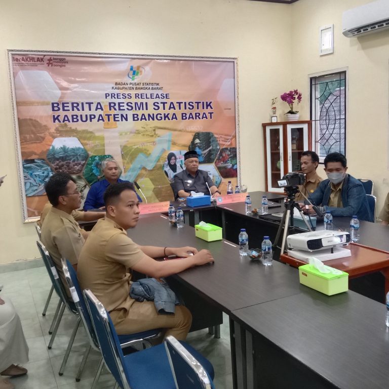 Bupati Bangka Barat Menghadiri Pertemuan Dengan Kepala BPS Bangka Barat Membahas Perkembangan Indeks Harga Konsumen/Inflasi Bulan Juli Tahun 2024