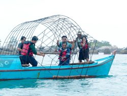 Demi menjaga Ekosistem Laut, PT Timah Kembali Tenggelamkan Coral Garden di Pulau Putri