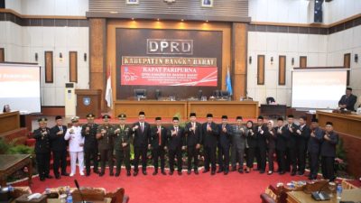 Rapat Paripurna DPRD Bangka Barat Mendengarkan Pidato Kenegaraan Presiden