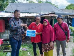 PT Timah Salurkan Bantuan Biaya Pengobatan Untuk Marindra Alfarizi, Korban Kecelakaan