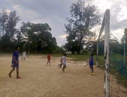 Fasilitasi Lapangan Sepak Bola, PT Timah Dukung Pembinaan Atlit Muda Bangka Barat