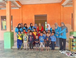 Jumat Gembira Mahasiswa KKNT UBB Bersama Anak-Anak Paud Pelangi Dusun Tanah Merah