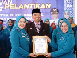 Yuniar Budi Utama Resmi Dilantik jadi Penjabat Ketua PKK, Dekranasda dan Bunda PAUD Kota Pangkalpinang