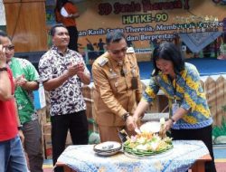 Hadiri HUT SD Santa Theresia I Ke 90, Pj Wako Budi Utama Ajak Ciptakan Generasi Unggul