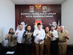 Pj Wako Budi Utama Dan KPU Pangkalpinang, Susun Strategi Genjot Partisipasi Pemilih 83 Persen