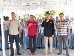 Sat Resnarkoba, BNNK Bangka Dan BINDA Sosialisasikan Bahaya Narkoba Di SMAN 1 Mendo Barat