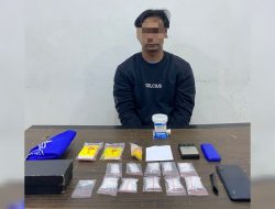 YM Diamankan Ditresnarkoba Polda Babel, Barang Bukti 11 Paket Sabu 82,90 Gram