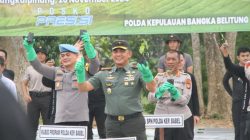 Danrem 045/Gaya Hadiri Launching Gugus Tugas Polri Mendukung Ketahanan Pangan