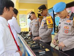 Polres Bangka Tengah Gelar Operasi Gaktiblin: Fokus Pada Pengecekan Senjata Api Dinas