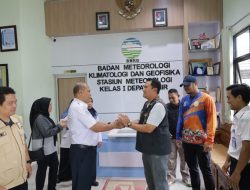 Kunjungi BMKG, Pj Wako Budi Utama Dorong MOU Informasi Cuaca Dengan BPBD Kota